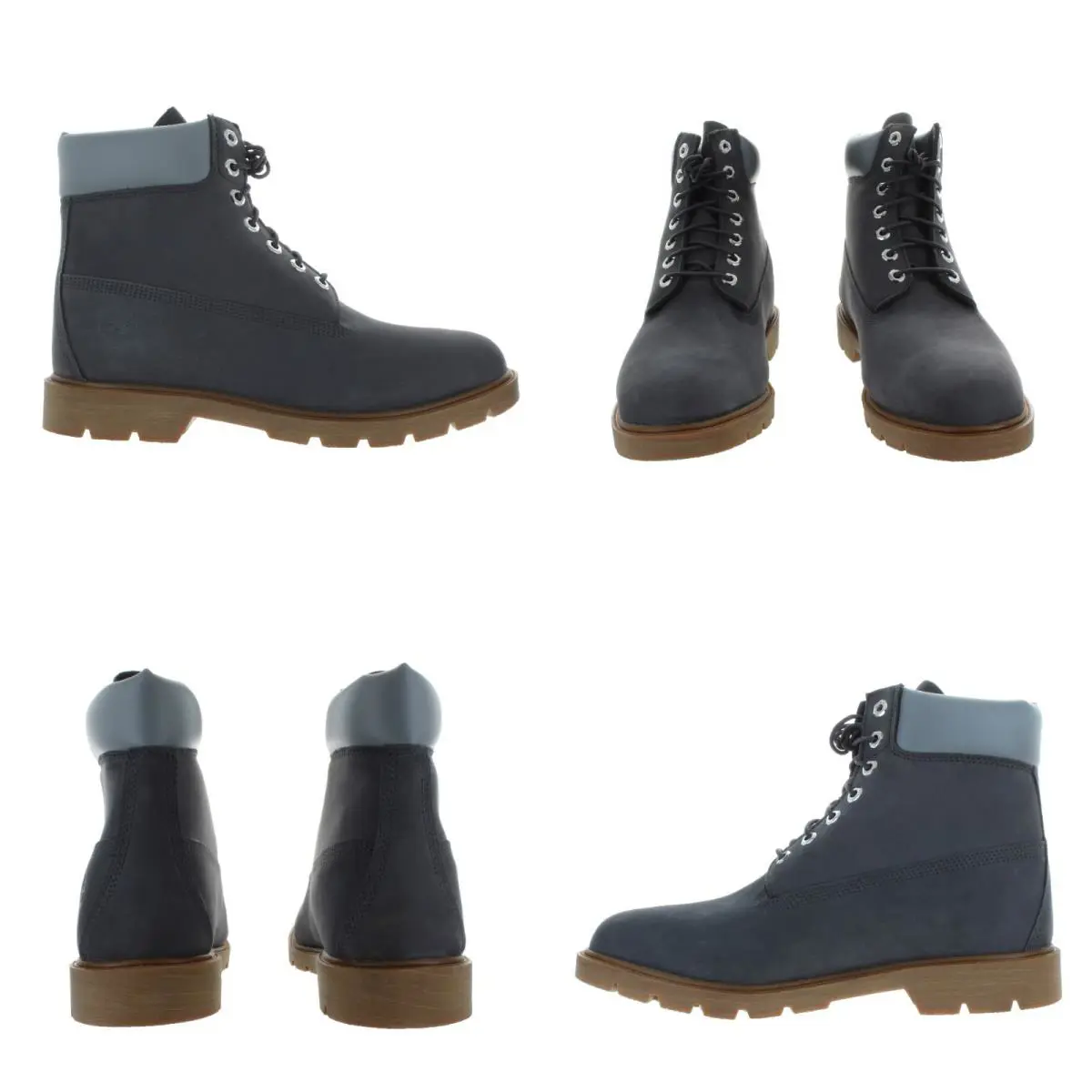 Timberland Men`s Classic 6 Inch Waterproof Dark Grey Boots Multiple Size - Dark Grey