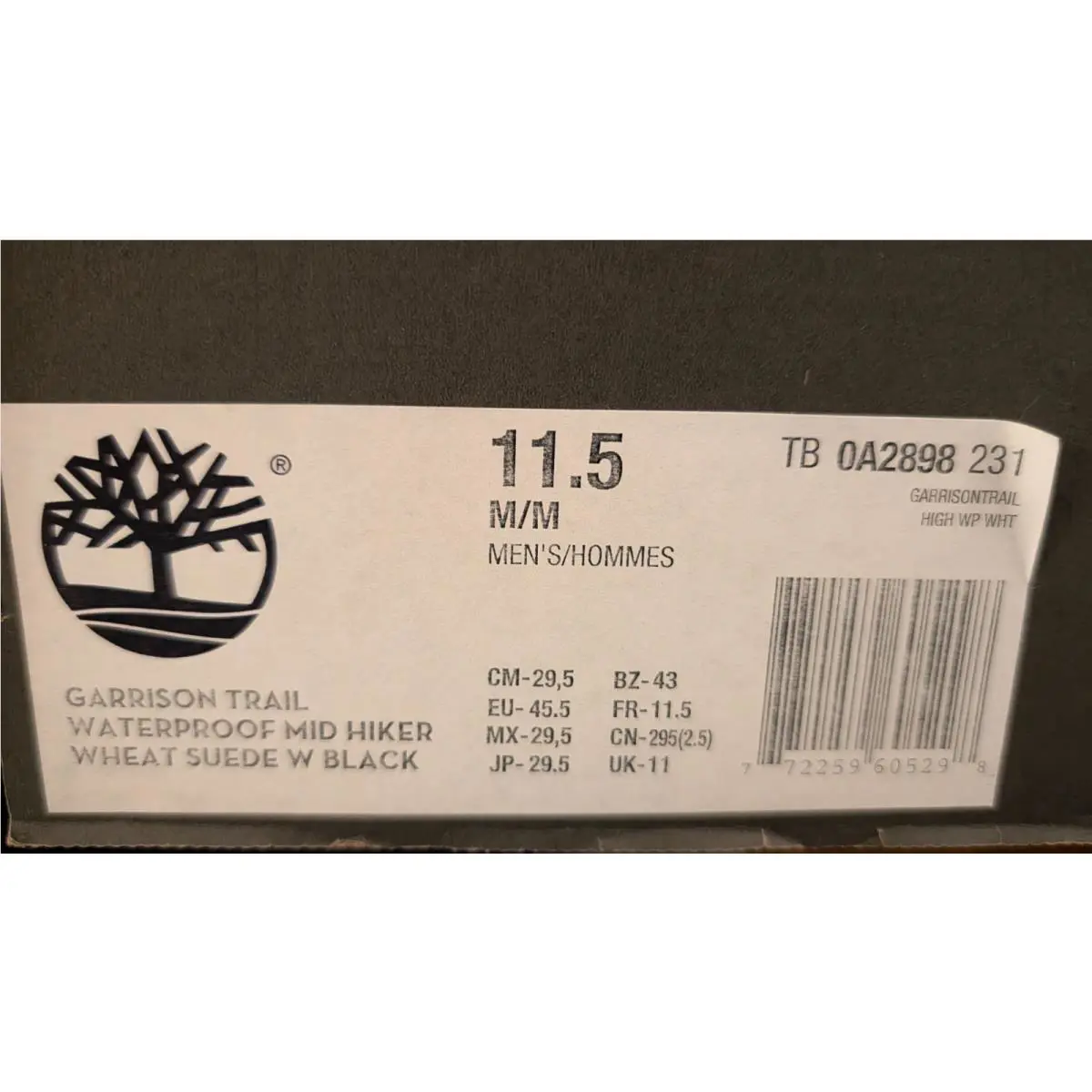Timberland shoes - Timberland Garrison - Garrison - Wheat/Black 4