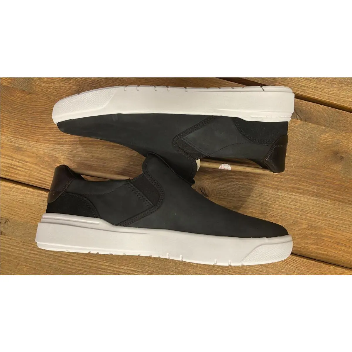 Timberland shoes - SENECA BAY BLACK NUBUCK SLIP-ON SHOES - A293A - Black 10