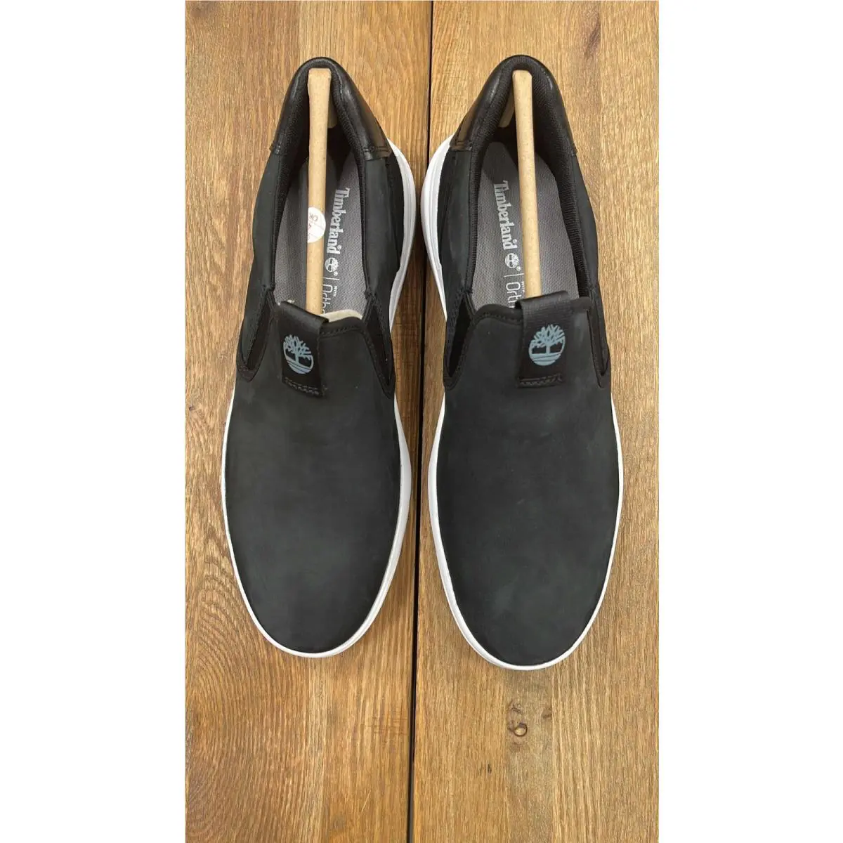 Timberland shoes - SENECA BAY BLACK NUBUCK SLIP-ON SHOES - A293A - Black 13