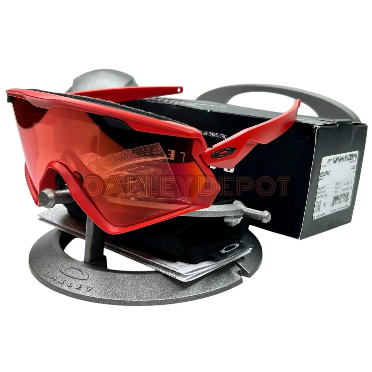 Oakley Wind Jacket 2.0 009418 Matte Redline/prizm Snow Torch Sunglasses