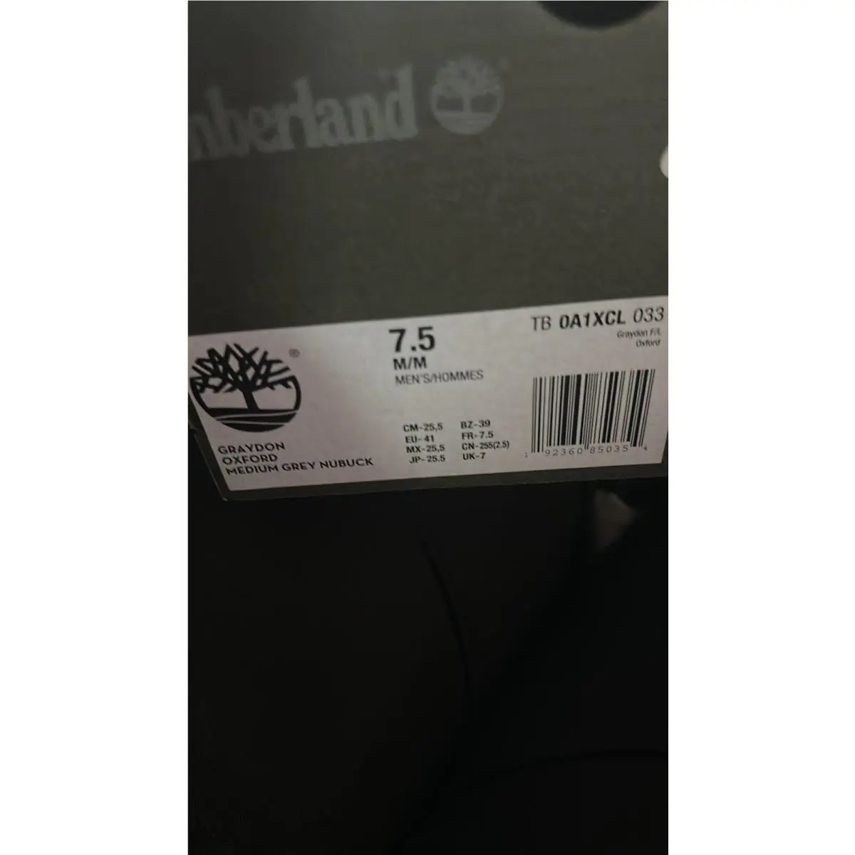 Timberland shoes - Timberland Graydon - Graydon - 0A1XCL - Gray (UPC: 192360850354) 2