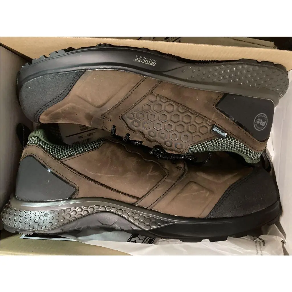 Timberland Pro Mens Reaxion NT Brown Safety Shoes Size 13M Super Nice Wow