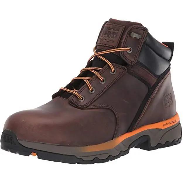 Timberland Pro Men`s 6 Steel Toe Industrial Boot Size 13W -A1WZ8 - Brown