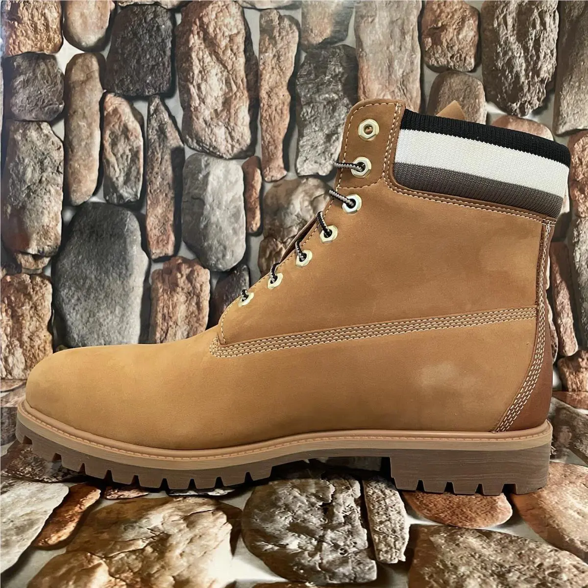 Timberland shoes - TIMBERLAND HERITAGE - HERITAGE - Wheat Nubuck W Black (UPC: 0195438086358) 3