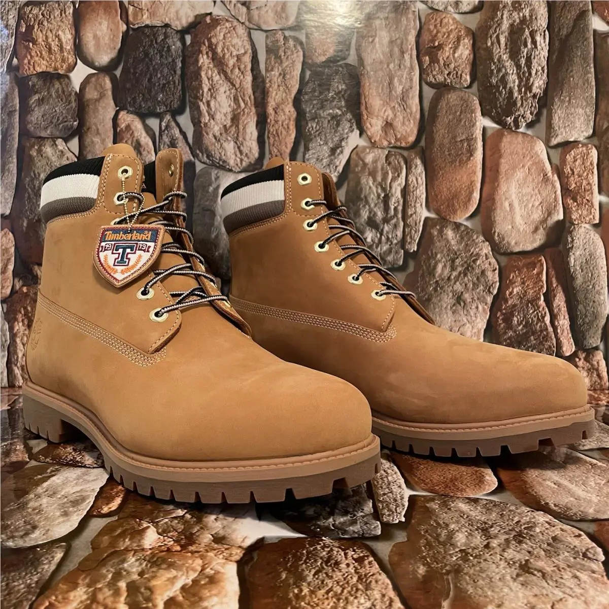 Timberland shoes - TIMBERLAND HERITAGE - HERITAGE - Wheat Nubuck W Black (UPC: 0195438086358) 6