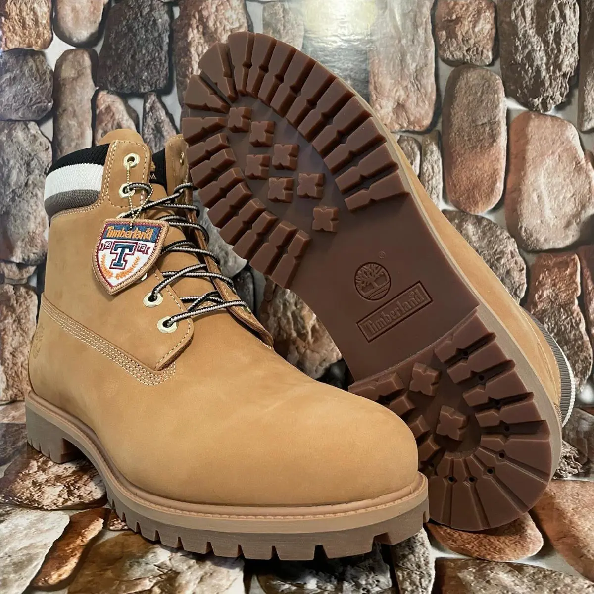 Timberland shoes - TIMBERLAND HERITAGE - HERITAGE - Wheat Nubuck W Black (UPC: 0195438086358) 7