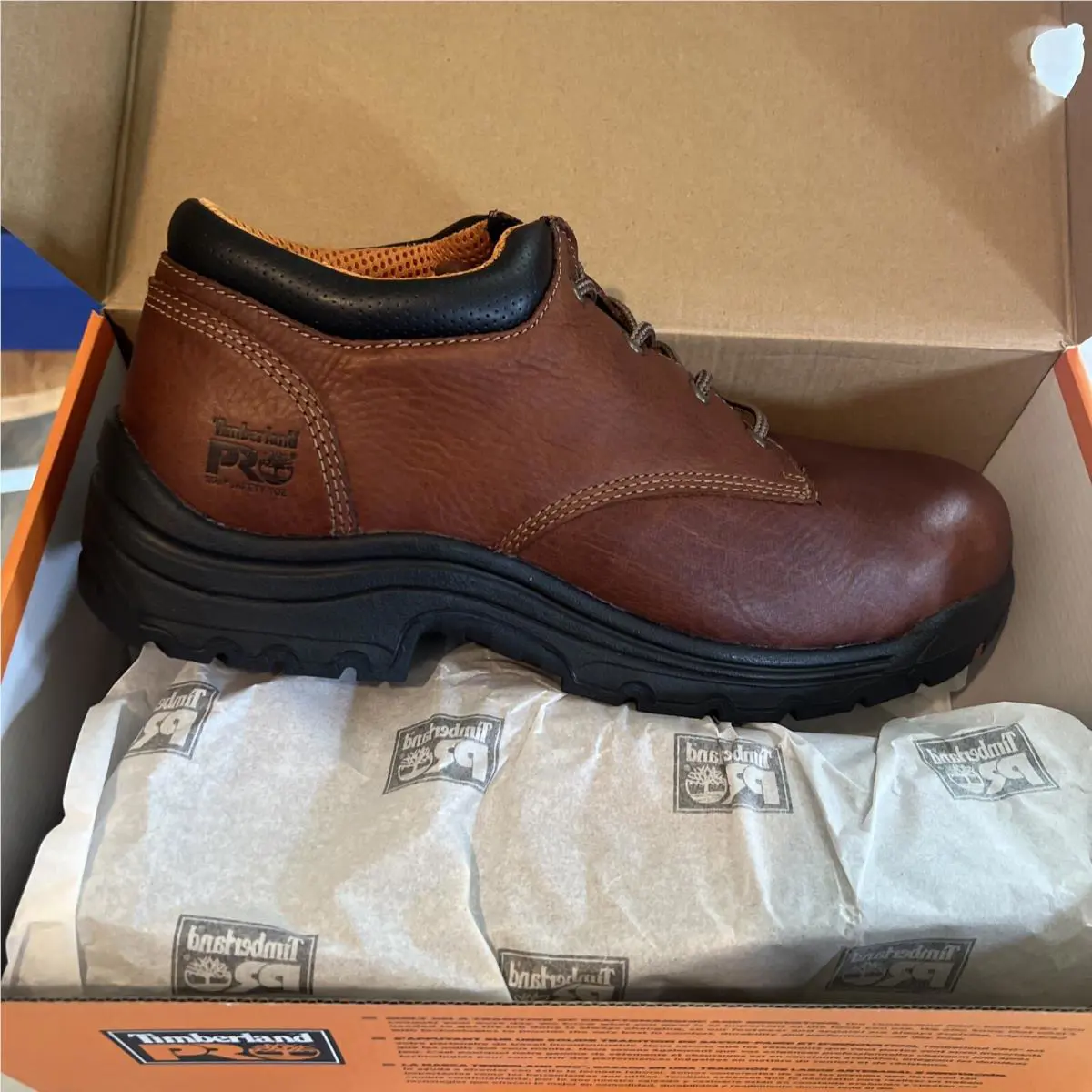 Timberland shoes - Timberland PRO TiTAN - PRO TiTAN - Brown Full-Grain Leather 0