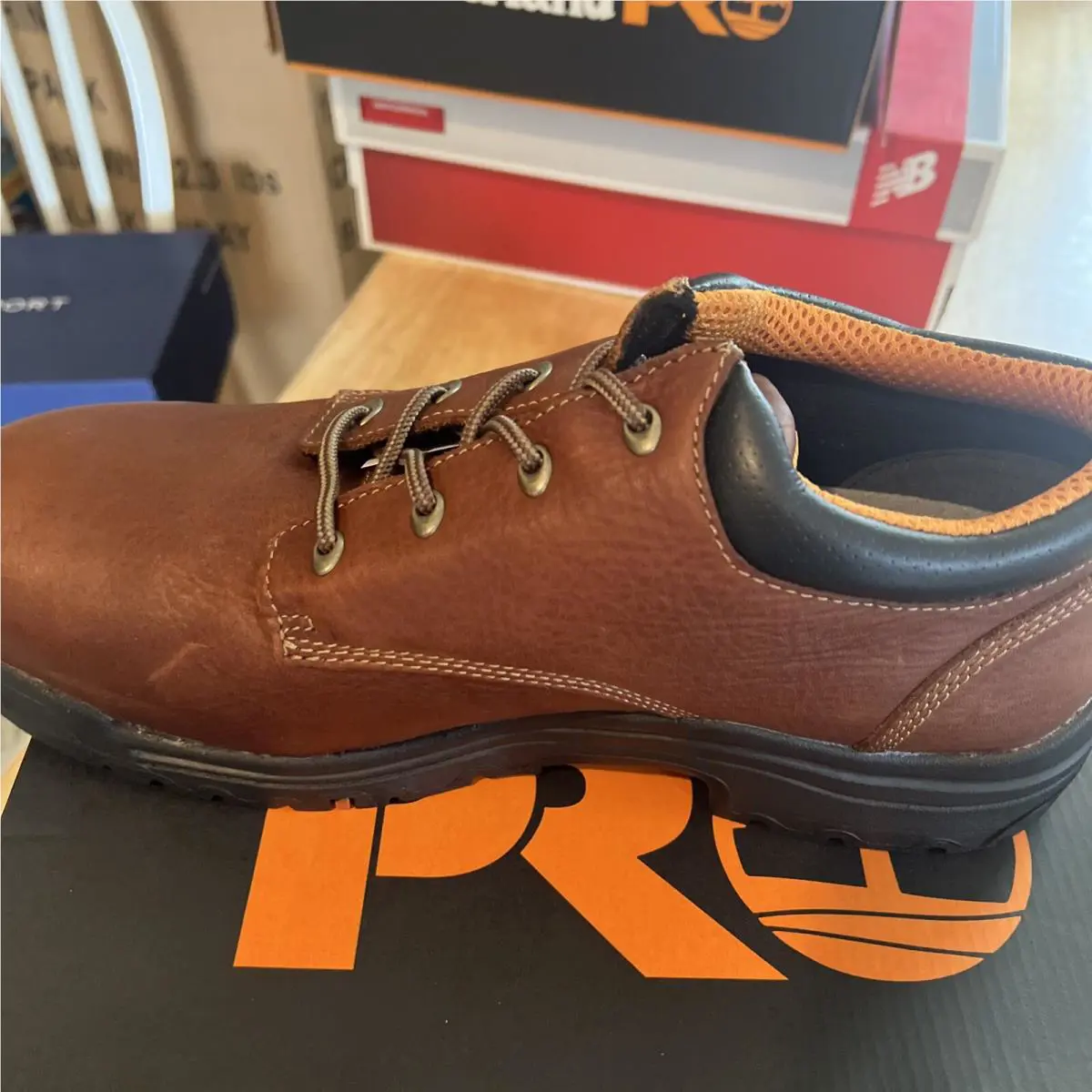 Timberland shoes - Timberland PRO TiTAN - PRO TiTAN - Brown Full-Grain Leather 1