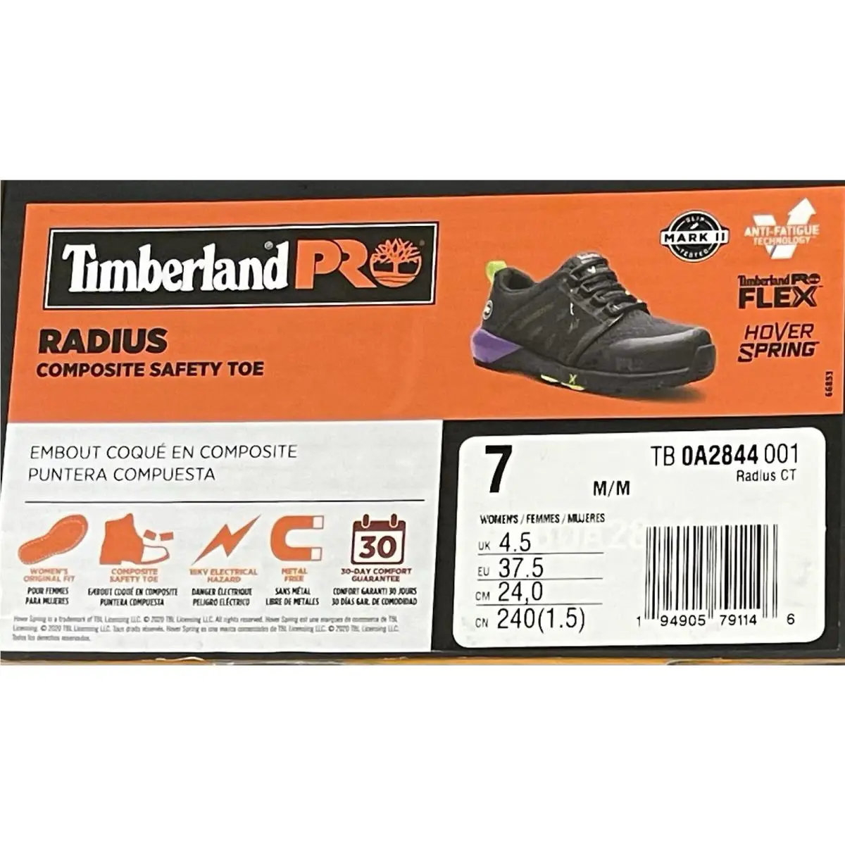 Timberland shoes - Timberland Radius - Radius - Black/Purple (UPC: 194905791146) 3