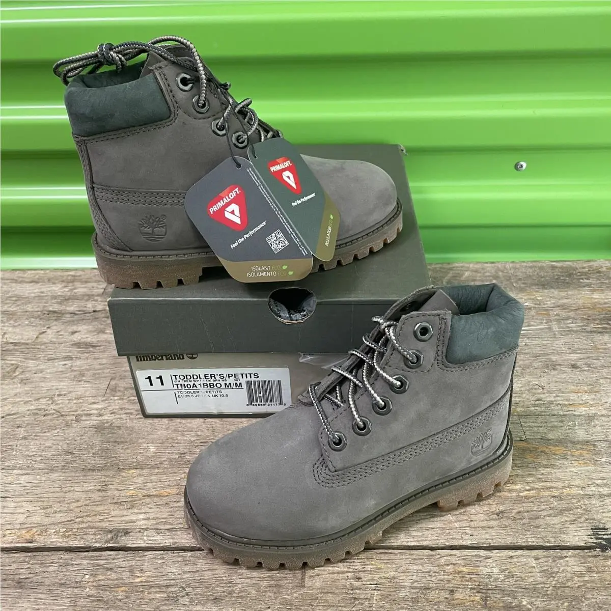 Timberland 6in Premium Dark Brown Boots Classic 11 Youth Primaloft