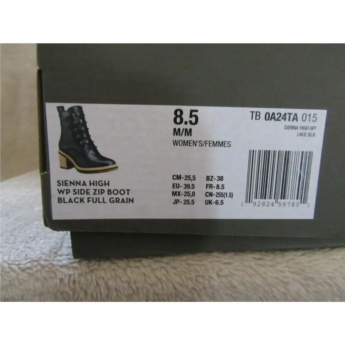 Timberland shoes - TB 0A24TA 015 - Black (UPC: 192824597801) 6
