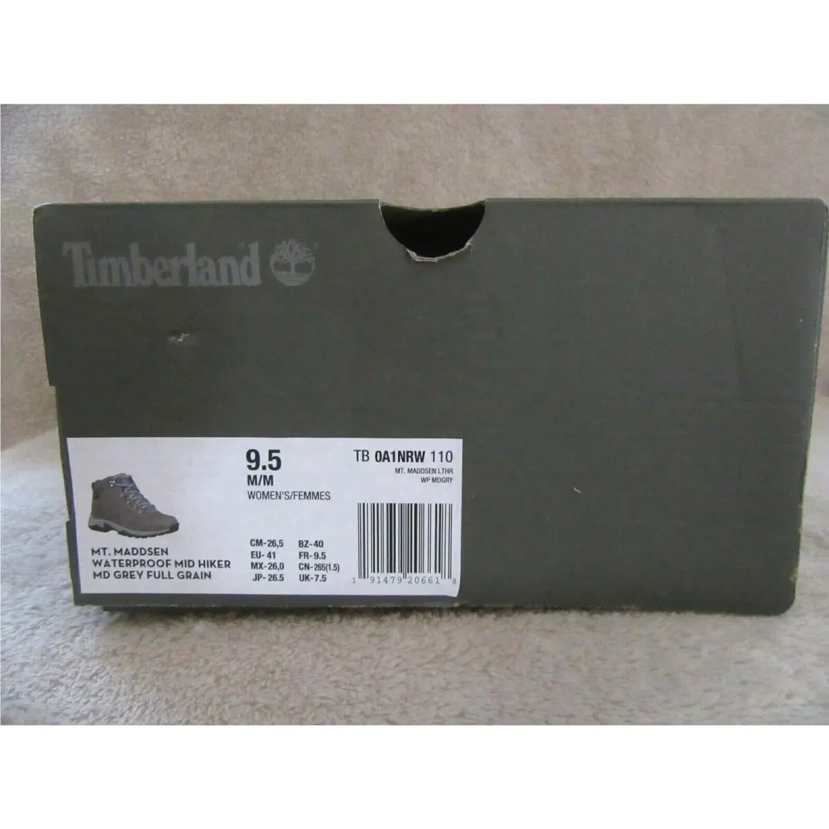 Timberland shoes - Mt Maddsen - Maddsen - Gray (UPC: 191479206618) 9