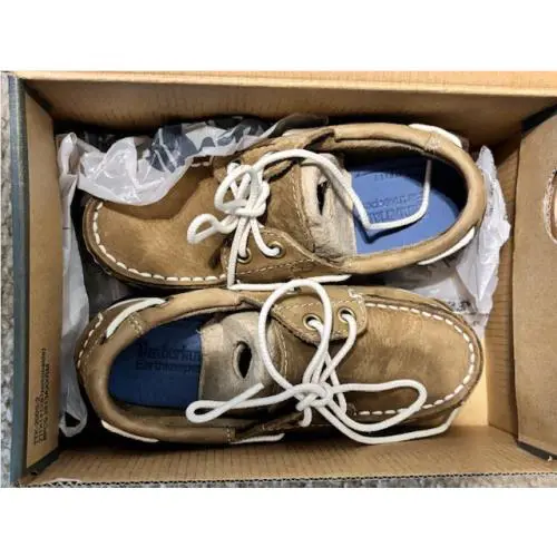 Timberland Earthkeepers Toddlers Boat Leather Shoes - Size 10