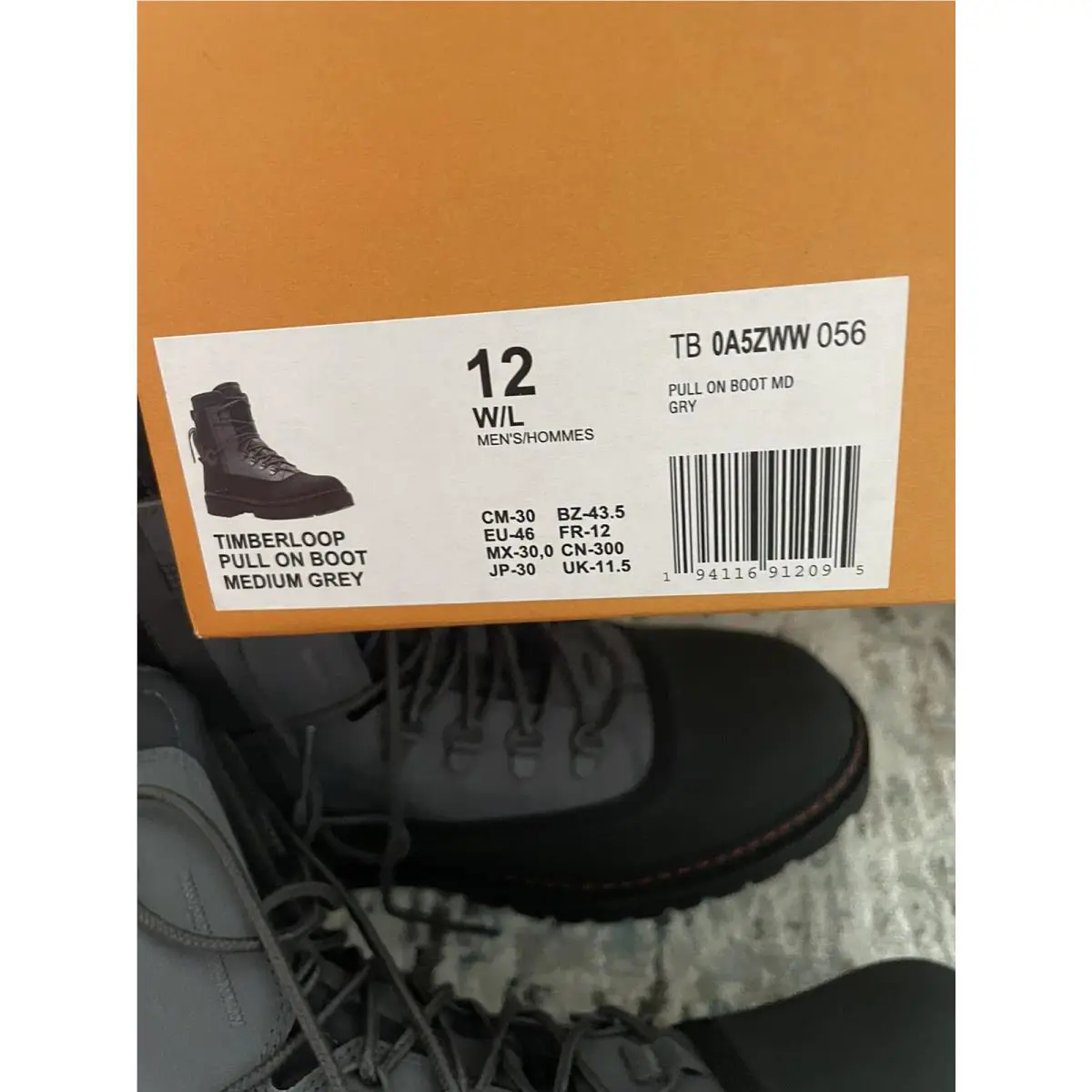 Timberland shoes - TIMBERLAND REABURN - REABURN - Grey Multi (UPC: 0194115910917) 9