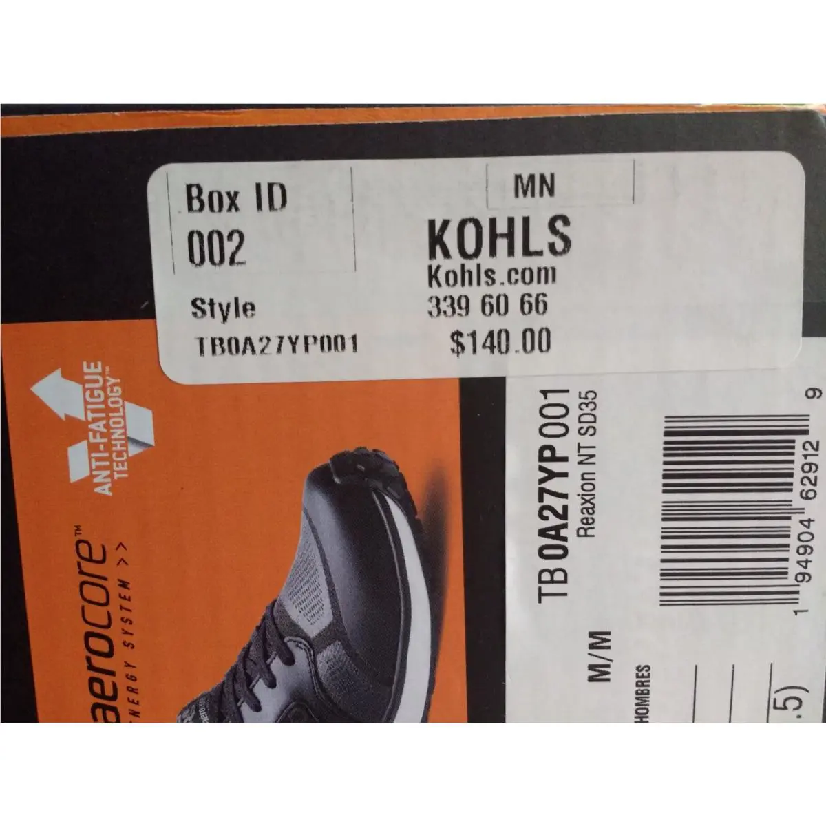 Timberland shoes - Timberland PRO Reaxion SD35 - PRO Reaxion - Black (UPC: 194904629129) 7
