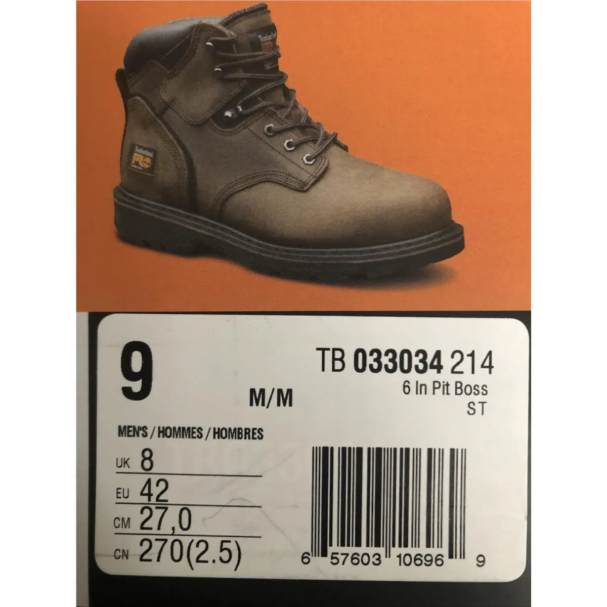 Timberland shoes - Timberland Pit Boss - Pit Boss - Brown (UPC: 657603106969) 4