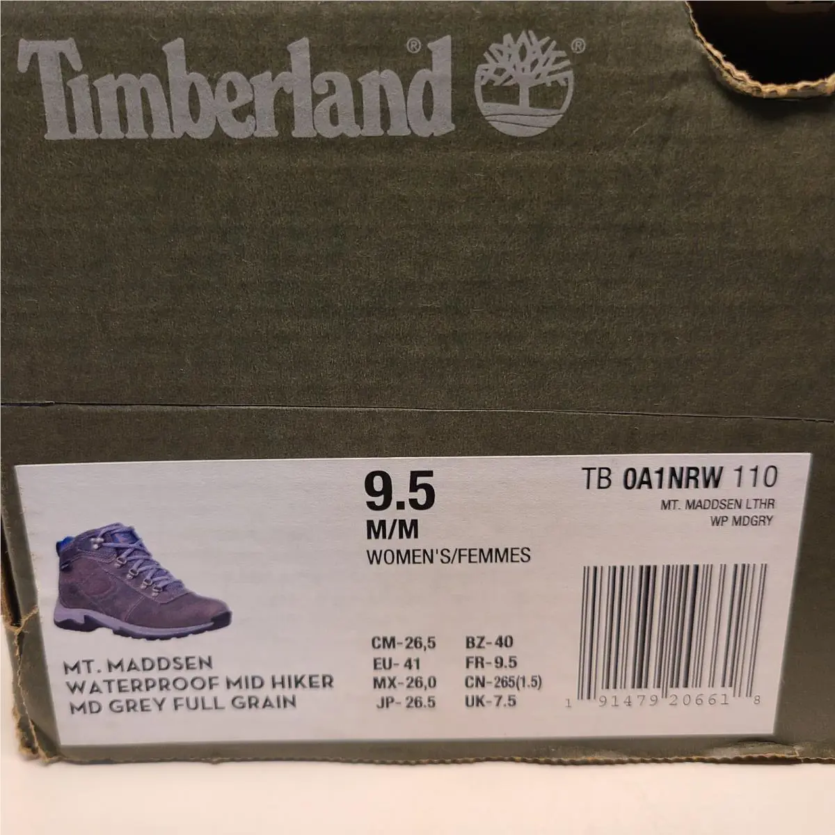 Timberland shoes - Mt Maddsen - Maddsen - Gray (UPC: 191479206618) 11