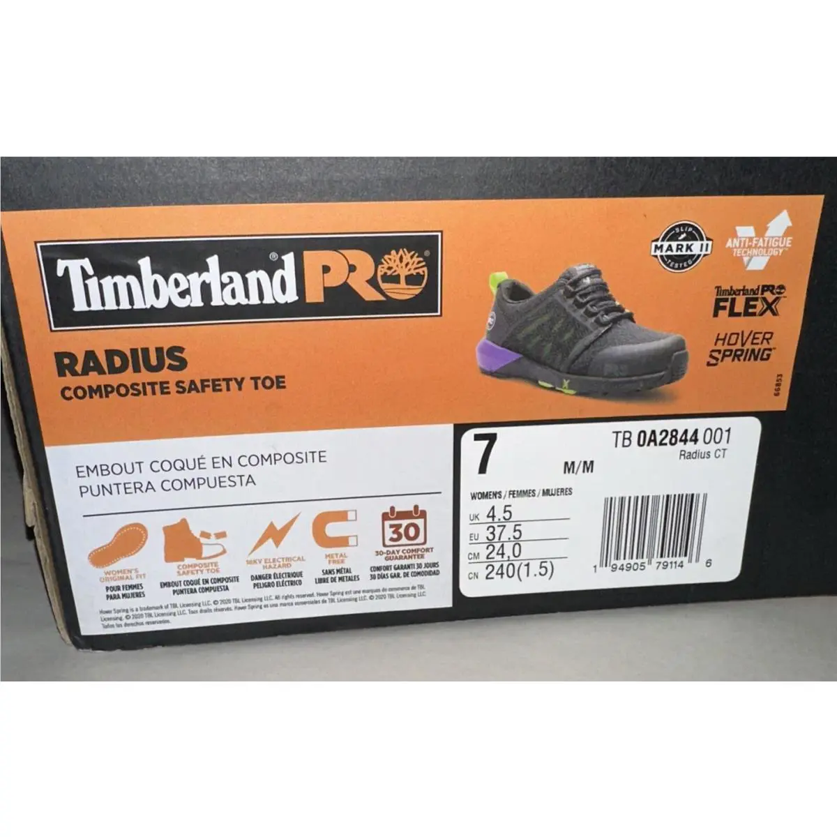 Timberland shoes - Radius - Radius - A2844 - Black (UPC: 0194905791146) 0