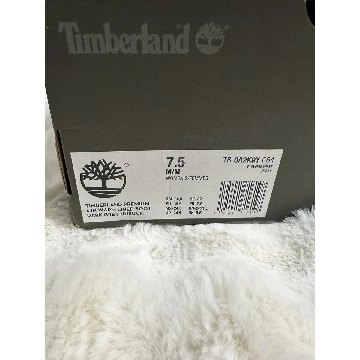 Timberland shoes - TB 0A2K9Y - Gray (UPC: 0195441716198) 5