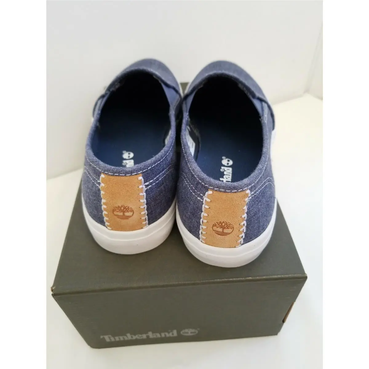 Timberland shoes - WOMEN`S NEWPORT BAY SLIP-ON SHOES - Dark Blue Canvas 1