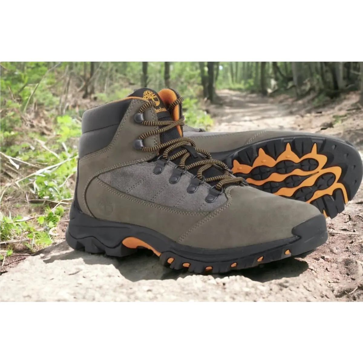 Timberland shoes - Timberland Rangeley Mid Hiker Medium Brown Full Grain - A5RDB - Gray (UPC: 0196246434300) 9