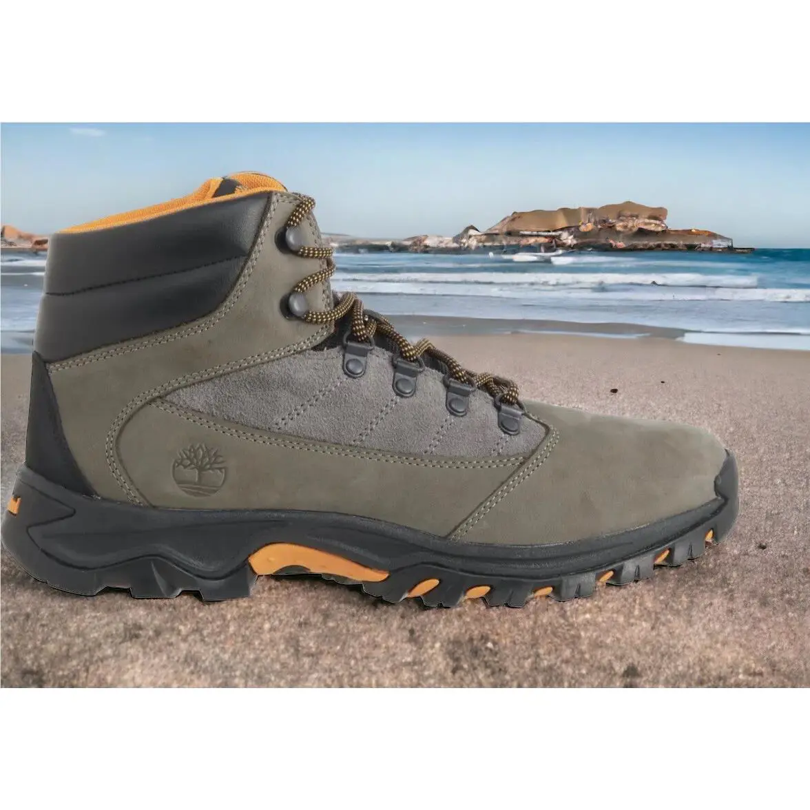 Timberland shoes - Timberland Rangeley Mid Hiker Medium Brown Full Grain - A5RDB - Gray (UPC: 0196246434300) 2