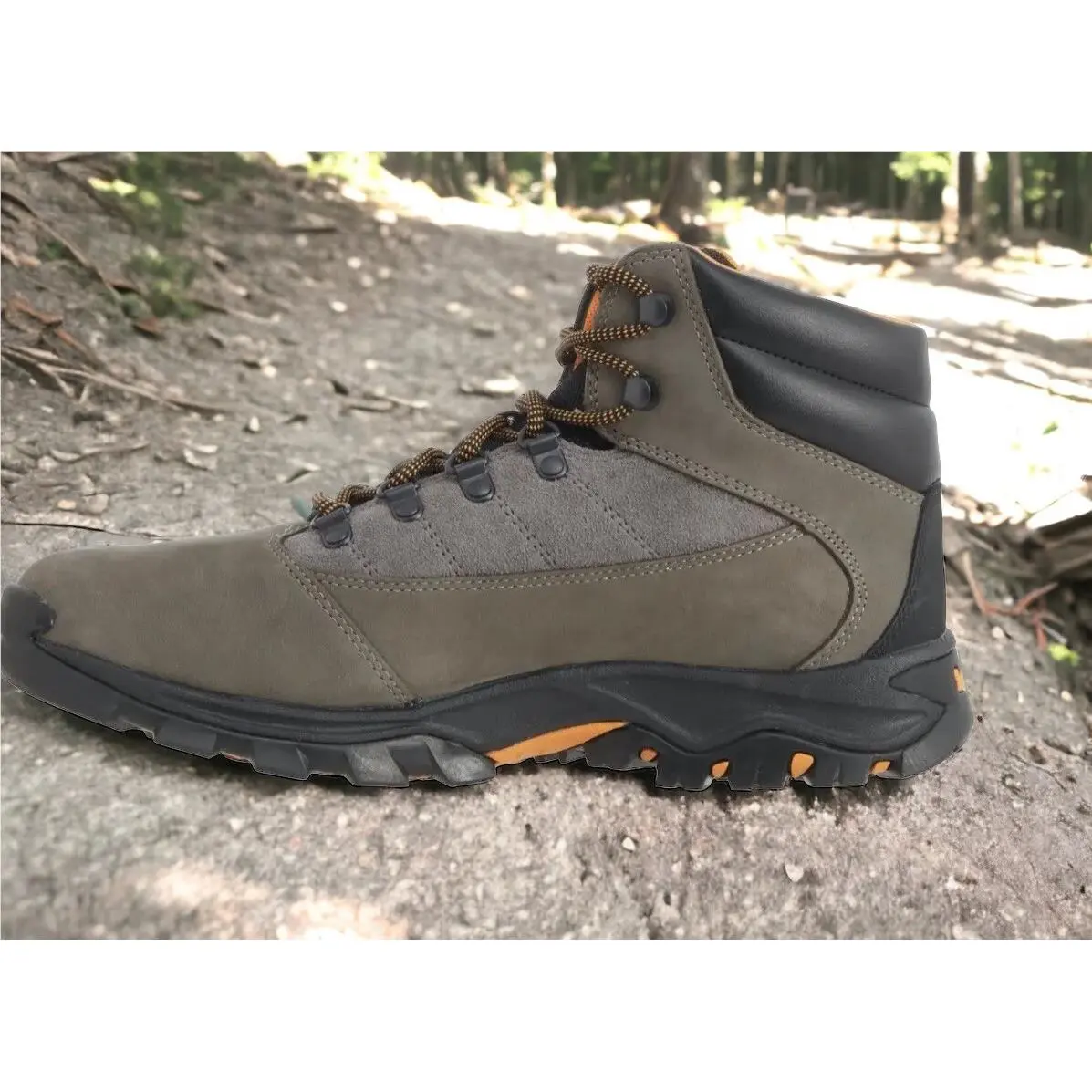 Timberland shoes - Timberland Rangeley Mid Hiker Medium Brown Full Grain - A5RDB - Gray (UPC: 0196246434300) 6