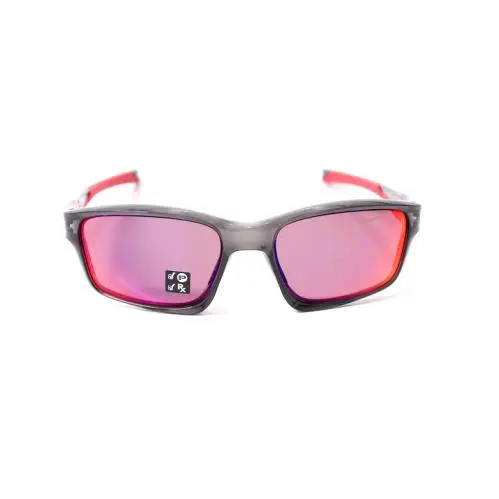 Oakley OO9247 10 Chainlink Sunglasses Polarized Size: 57-17-138 - Frame: Grey Smoke, Lens: Red Iridium