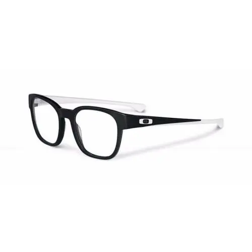 Unisex Frame Cloverleaf OX1078 0849 Satin Black White Eyeglasses 49mm by Oakley