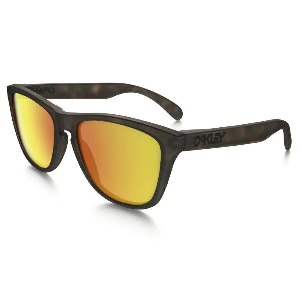 Oakley Sunglasses Frogskins Fallout Matte Brown Tortoise W/fire Iridium 24-416 - Frame: Brown, Lens: Fire Iridium