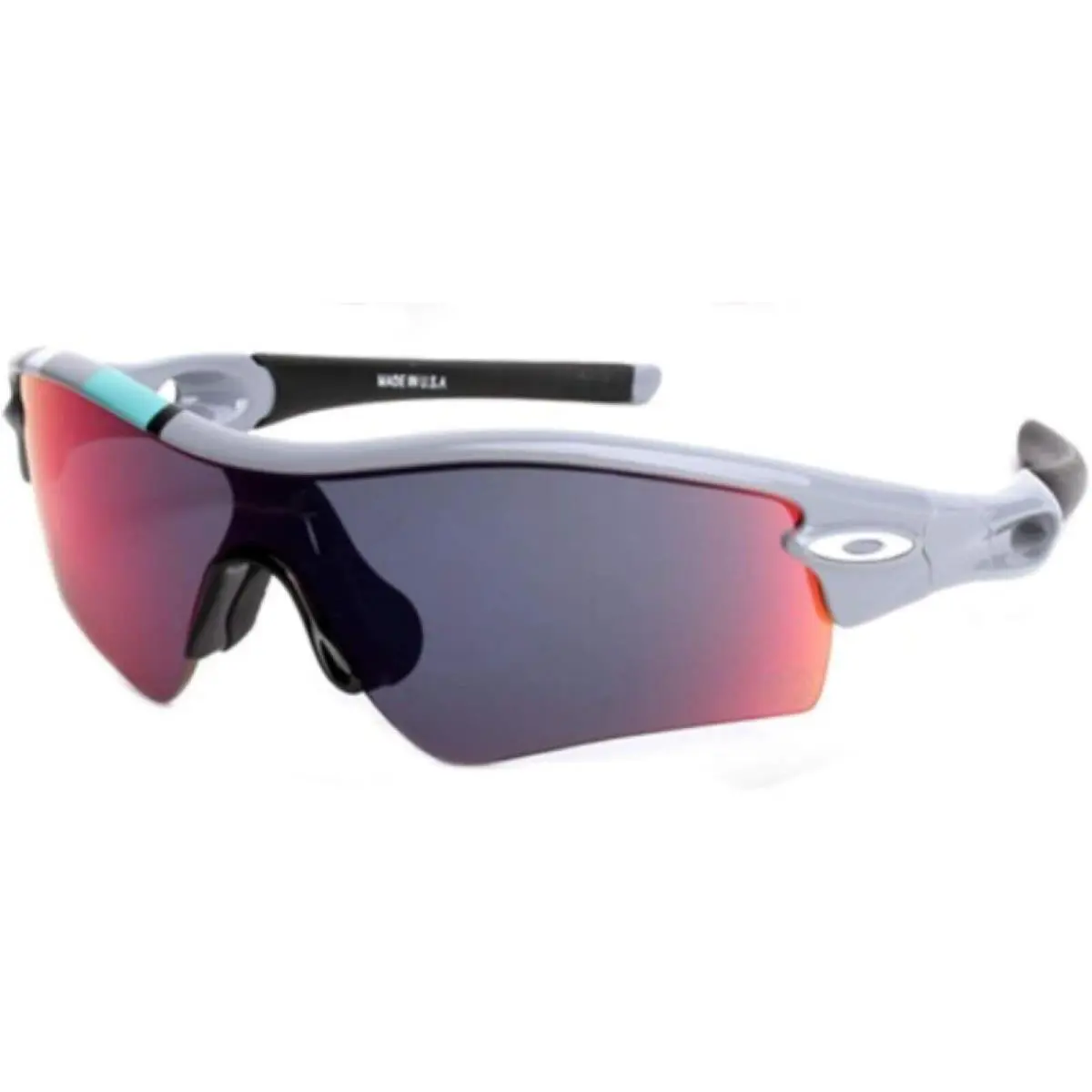 Oakley Sunglass 30 Years Sport Radar Path Fog +red Iridium 26-266 - Frame: Fog, Lens: Red