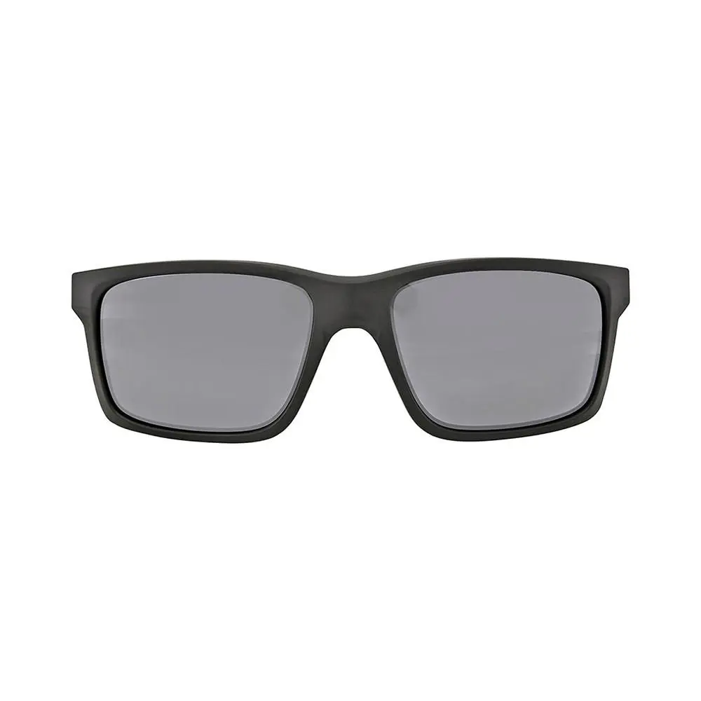 Oakley Men`s Mainlink Sunglasses - Matte Black - Red / Black Iridium 57mm - Frame: Matte Black, Lens: Black Iridium
