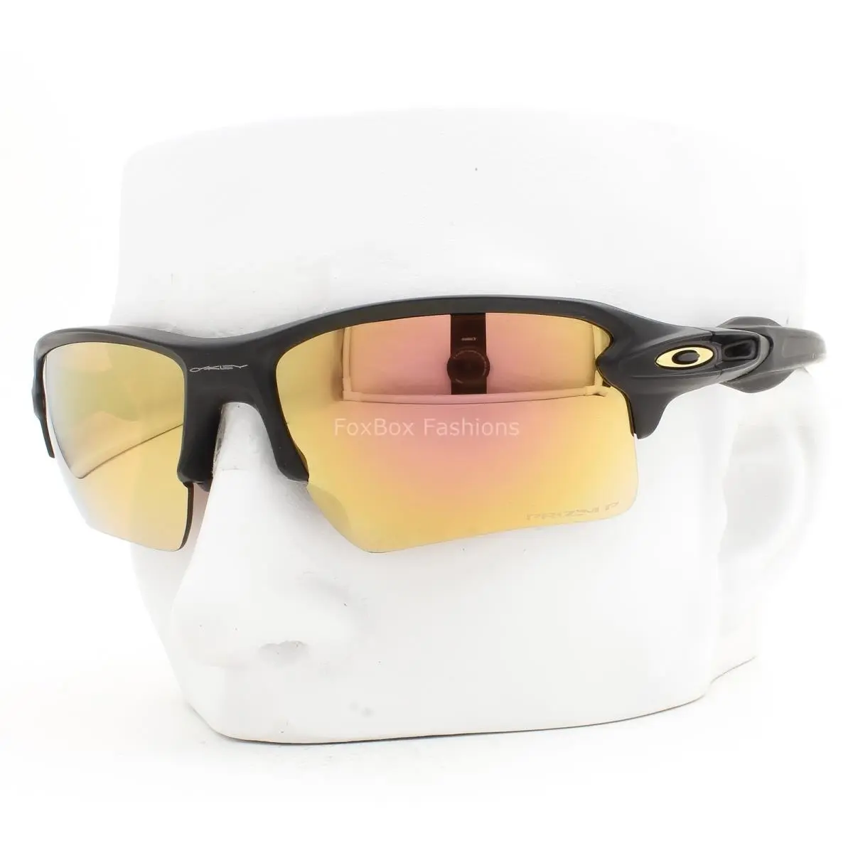 Flak 2.0 XL Sunglasses OO9188-B359 Black Prizm Rose Gold Polarized Wcase by Oakley