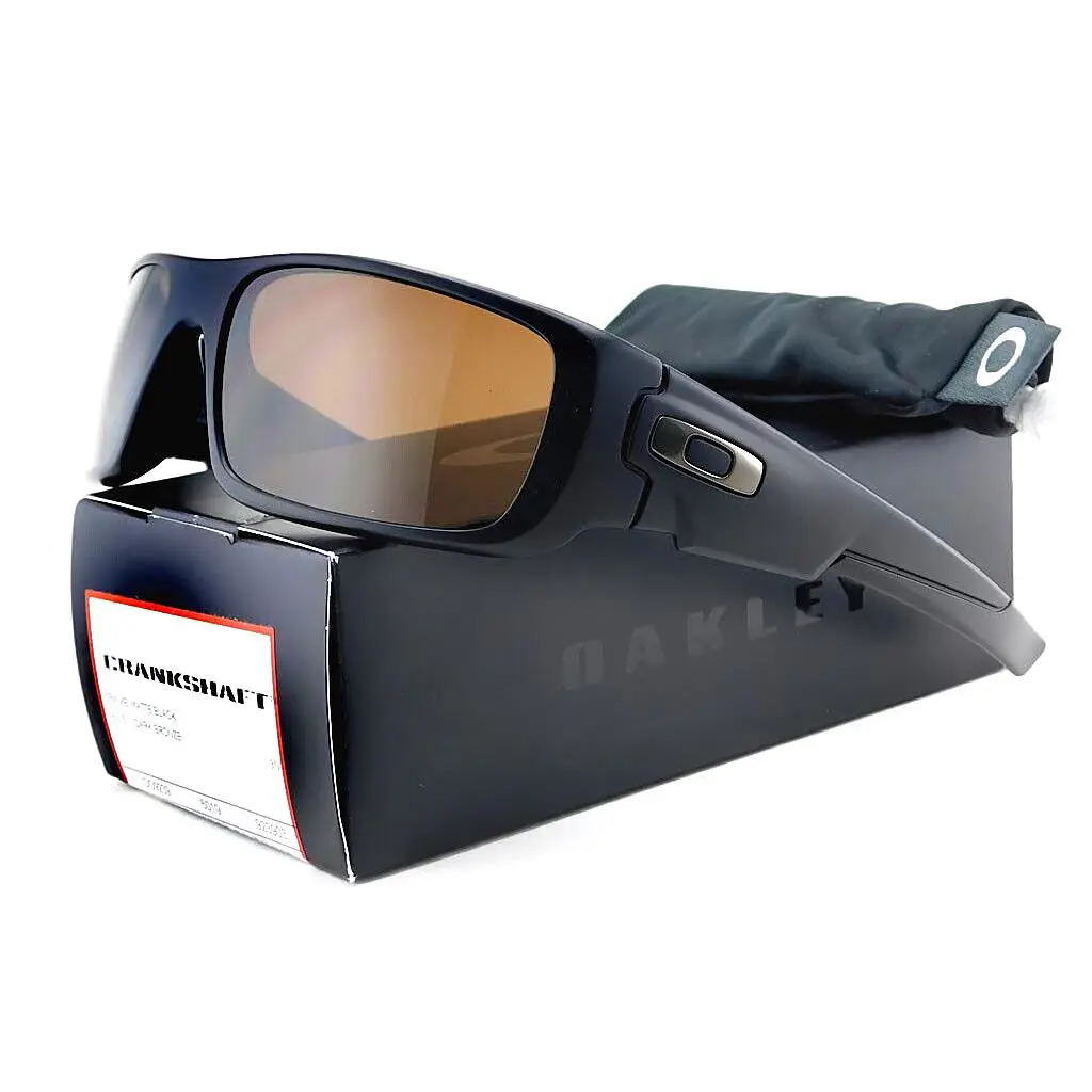 Crankshaft Sunglasses 9239-03 - Matte Black / Dark Bronze Lens by Oakley