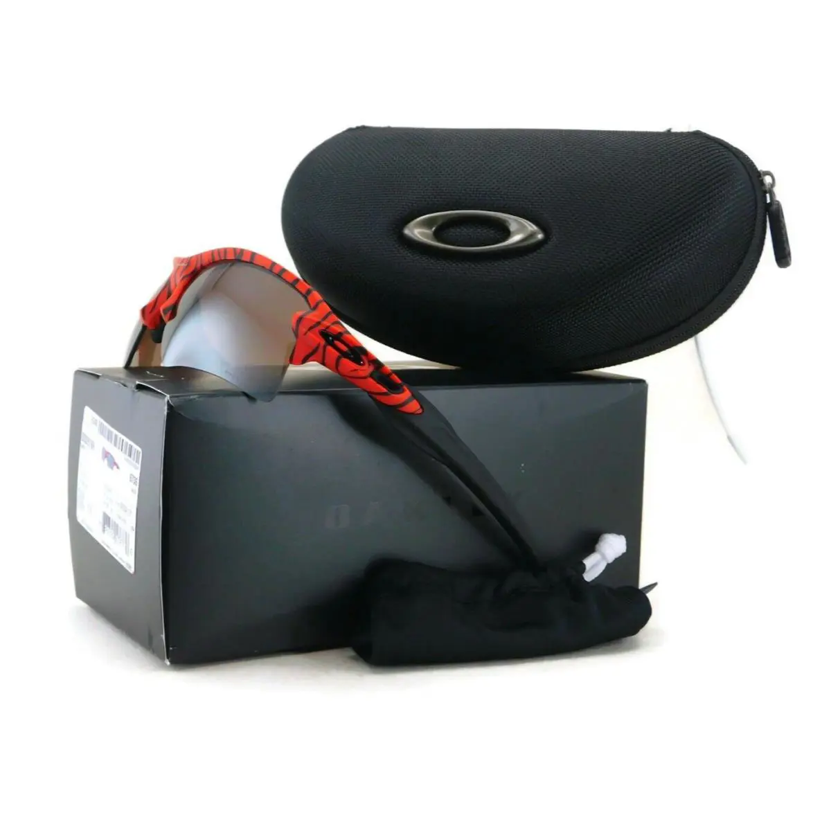 Flak 2.0 XL Sunglasses Limited Edition Red Tiger / Prizm Black Lens by Oakley