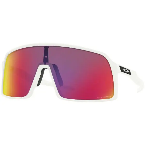 Sutro Prizm Road Lens Matte White Frame Sunglasses OO9406-06 37 by Oakley