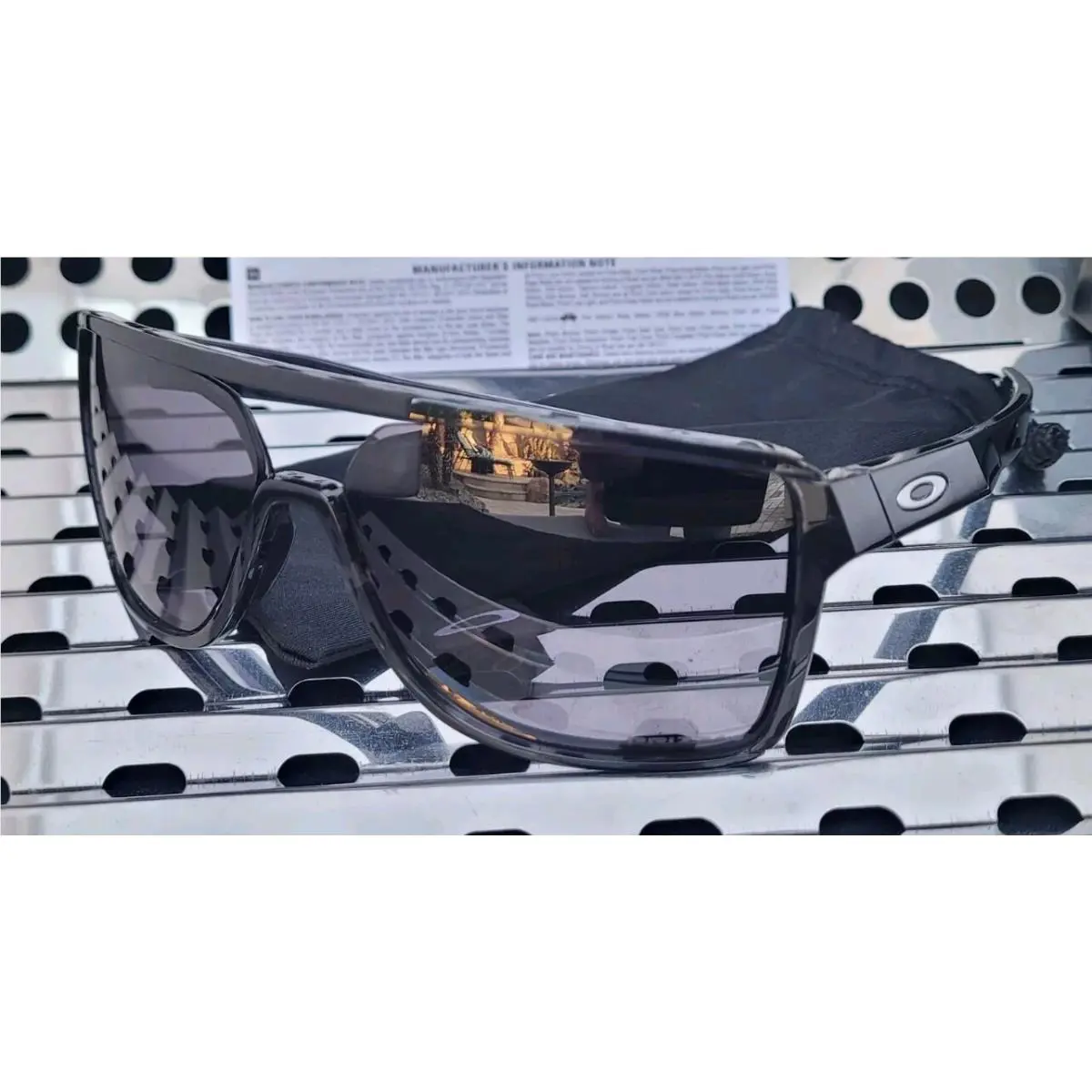 Castel 9147-0163 Sunglasses Black Ink w/ Prizm Grey Lenses by Oakley