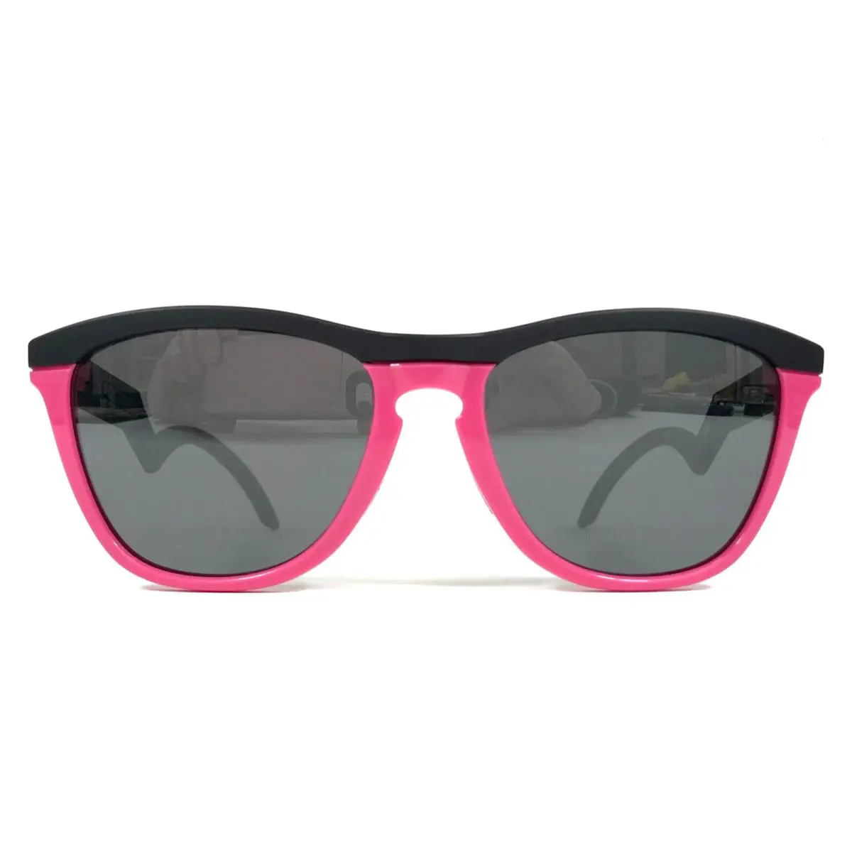 Sunglasses Frogskins Hybrid OO9289-0455 Matte Black Neon Pink Prizm Black by Oakley