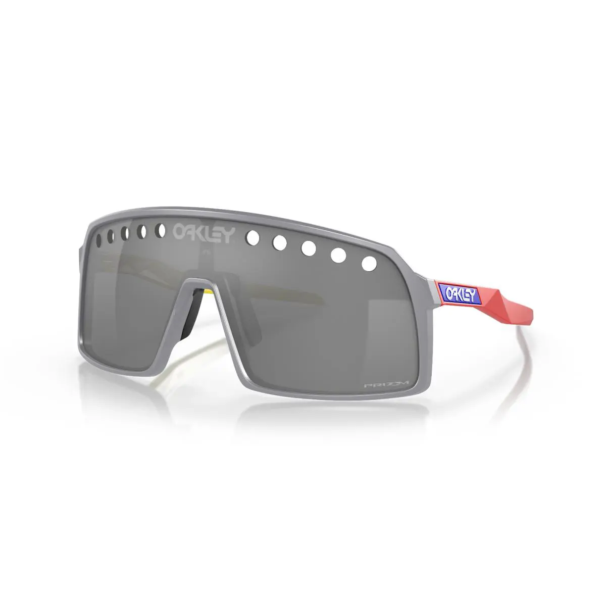 Sunglasses F Pilot Sutro Matte Fog/yellow/red W/prizm Black OO9406-5637 by Oakley