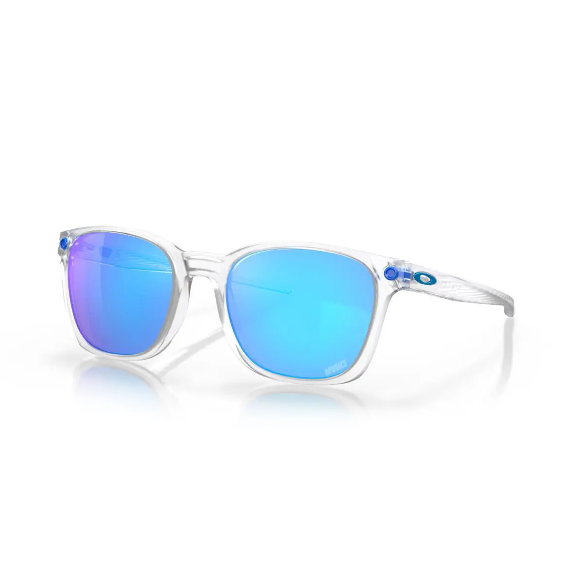Oakley Ojector Maverick Vinales Collection Clear/blue Sunglasses OO9018-1155 - Frame: Clear, Lens: Blue