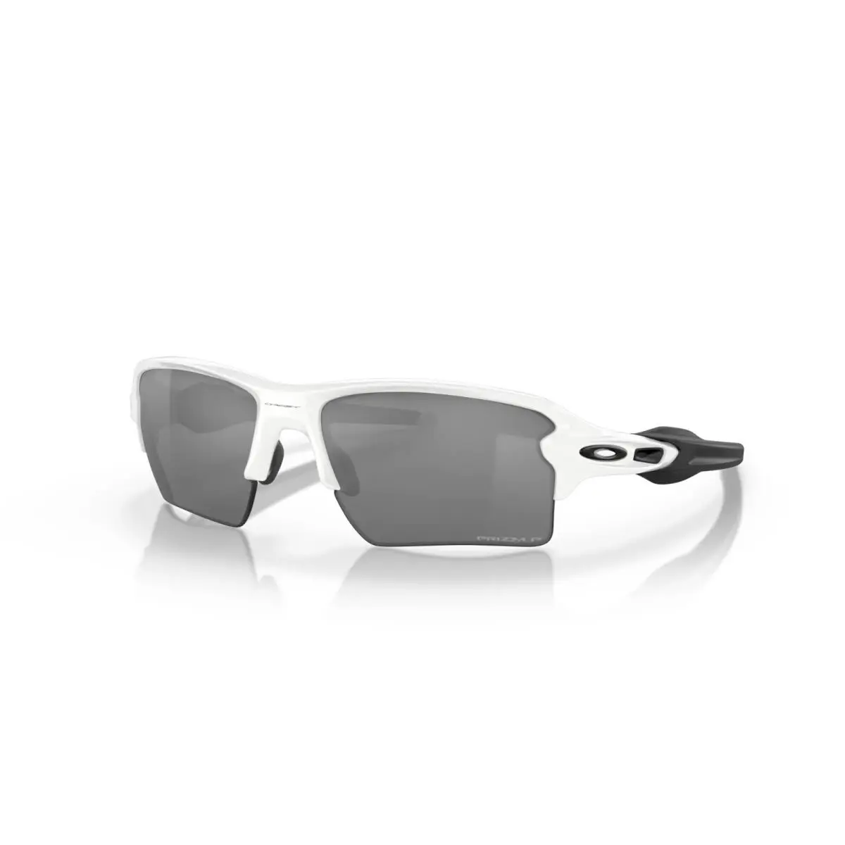 Flak 2.0 XL Polarized Sunglasses OO9188-8159 White Frame W/ Prizm Black by Oakley