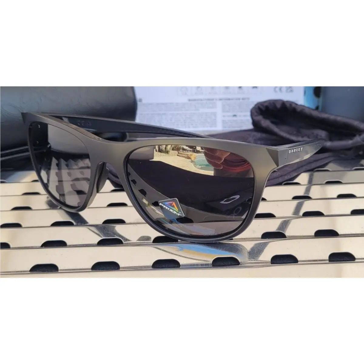 Oakley Leadline 9473-0156 Sunglasses Matte Black w/ Prizm Grey Lenses
