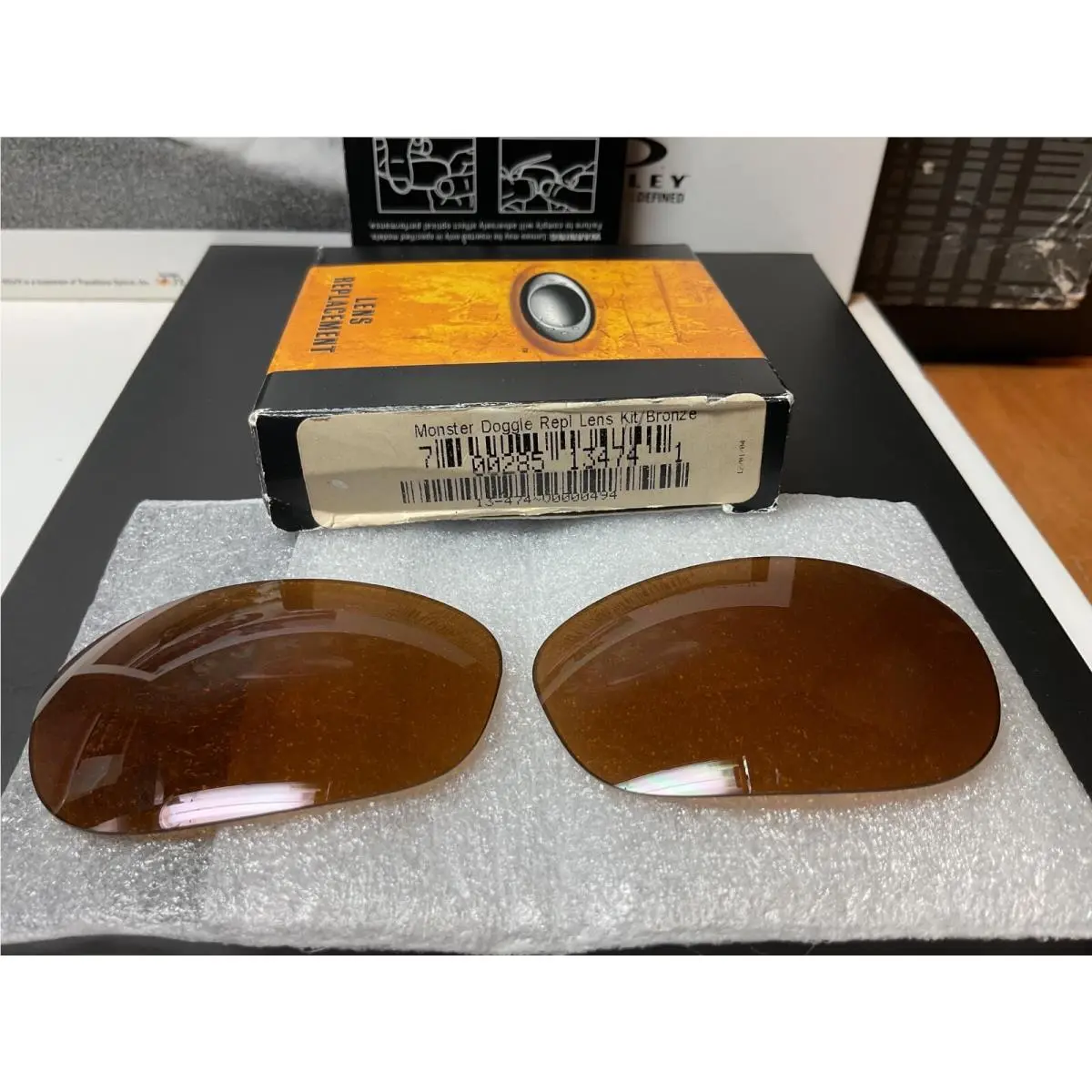 Monster Doggle Bronze Iridium Lenses - 13-474 by Oakley