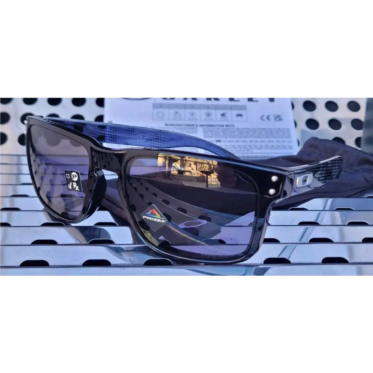 Oakley Holbrook Hi-res 9102-U655 Sunglasses Gloss Black w/ Prizm Grey