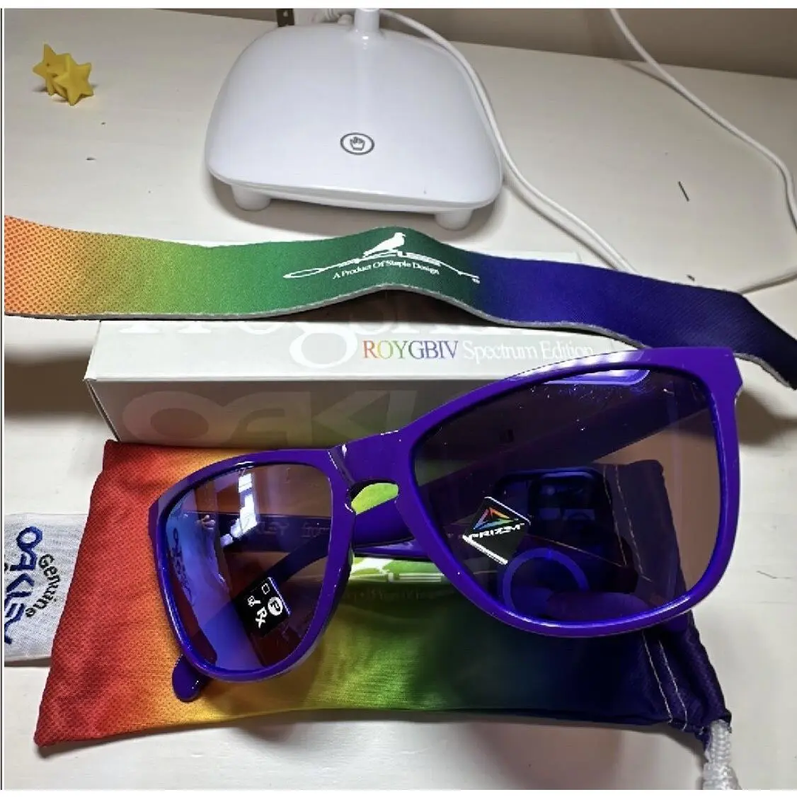 Frogskins Limited Edition 35th Staple Purple Prizm Violet OO9444-07 by Oakley