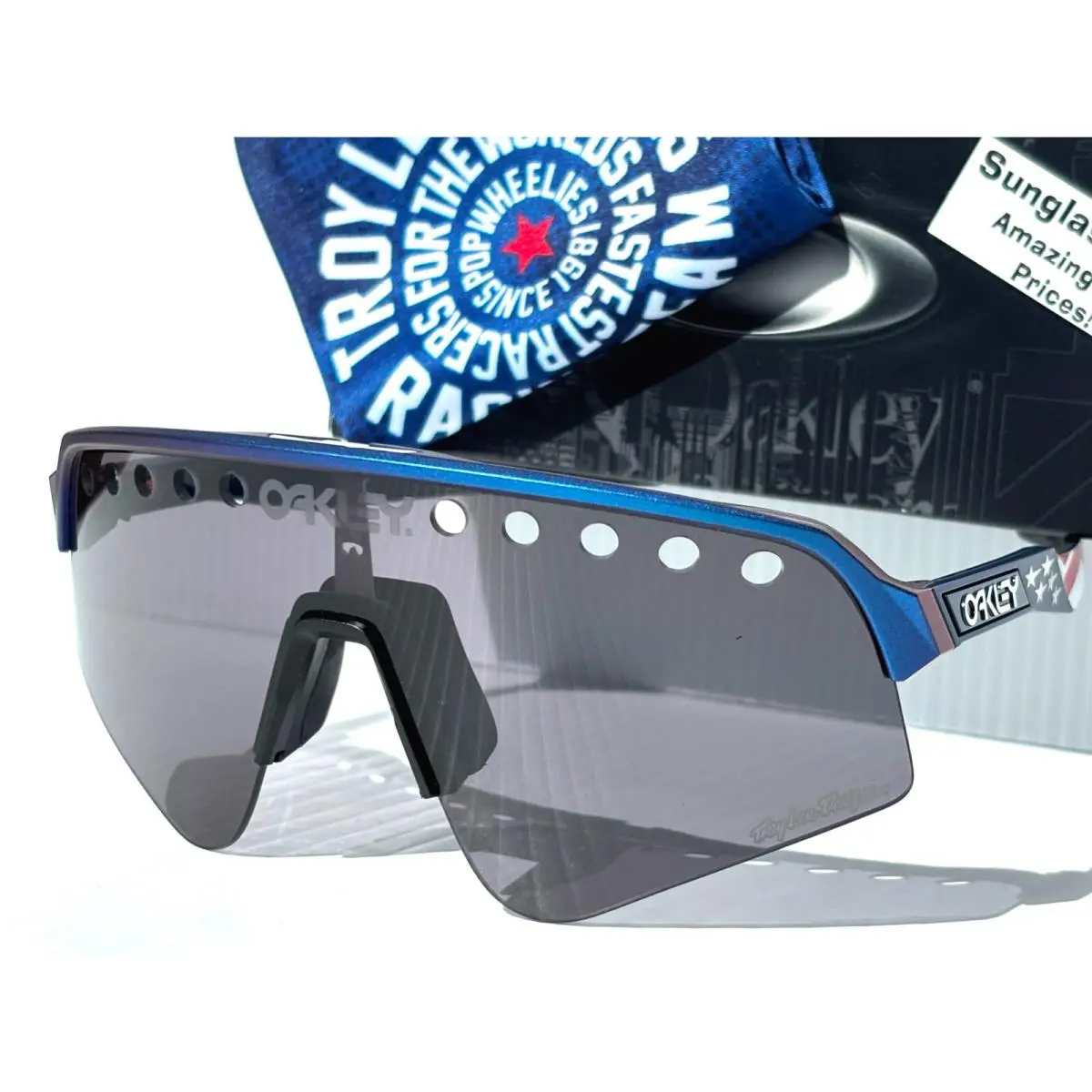 Oakley Sutro Lite Sweep Tld Blue Colorshift Usa Prizm Grey Lens Sunglass 9465-28