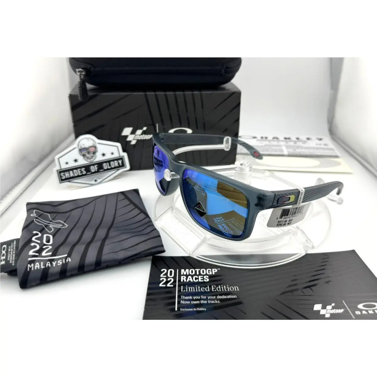 Oakley Holbrook Motogp Sepang Black Prizm Sapphire Sunglasses OO9102-X055 Rare