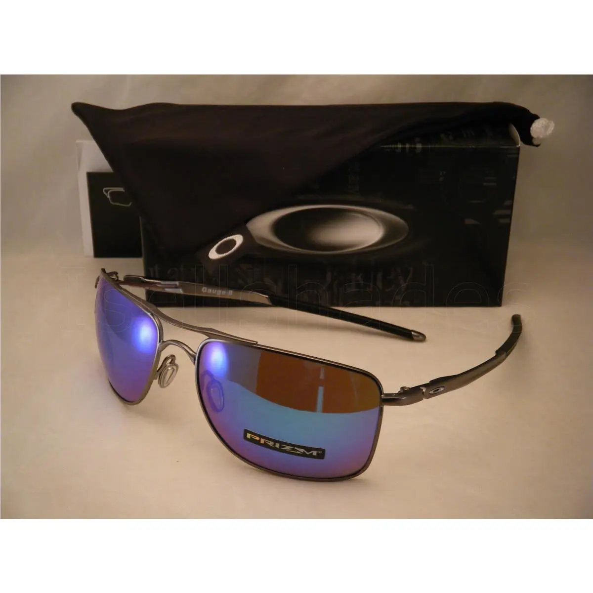 Oakley Gauge 8 Matte Gunmetal w Prizm Sapphire Polar oo4124-06 62mm