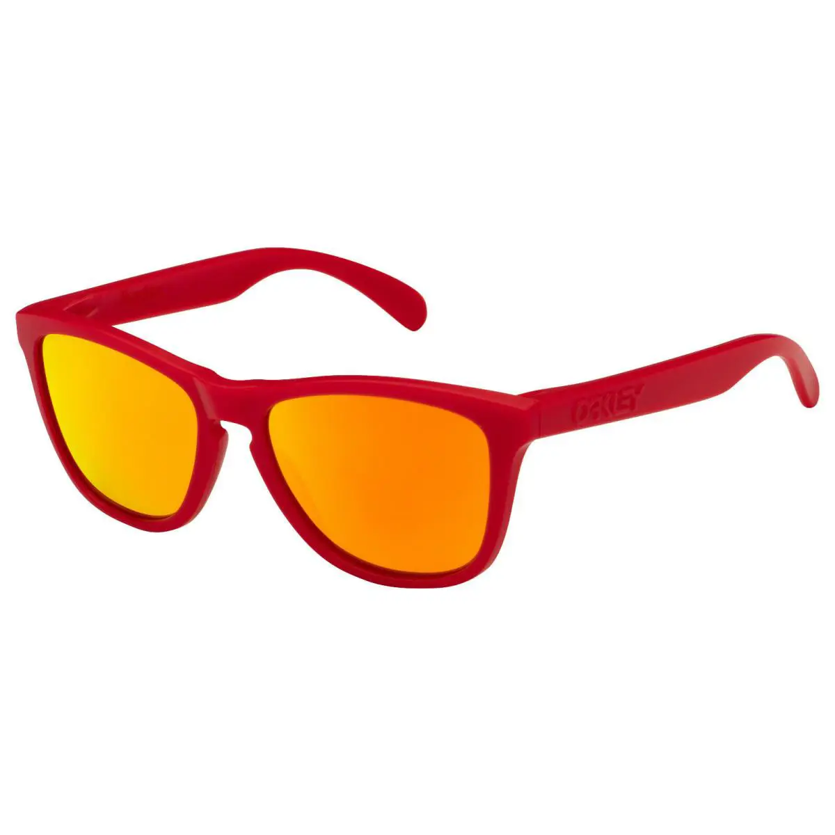 Oakley Frogskins Collection Matte Red W/fire Iridium Lens OO9013-92 - Frame: Matte Red, Lens: Fire Iridium